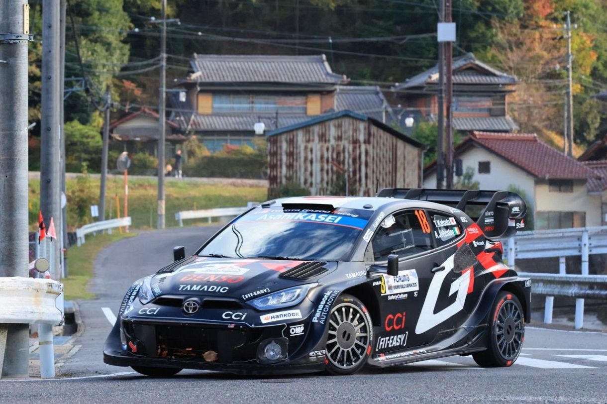 ラリージャパン】トヨタの勝田貴元はDAY3午前を終えて総合3位 首位とは