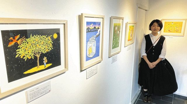 きょうのイチオシ ほのぼの おはなし映す 赤池さん イラスト個展 金沢 野町 北陸中日新聞web