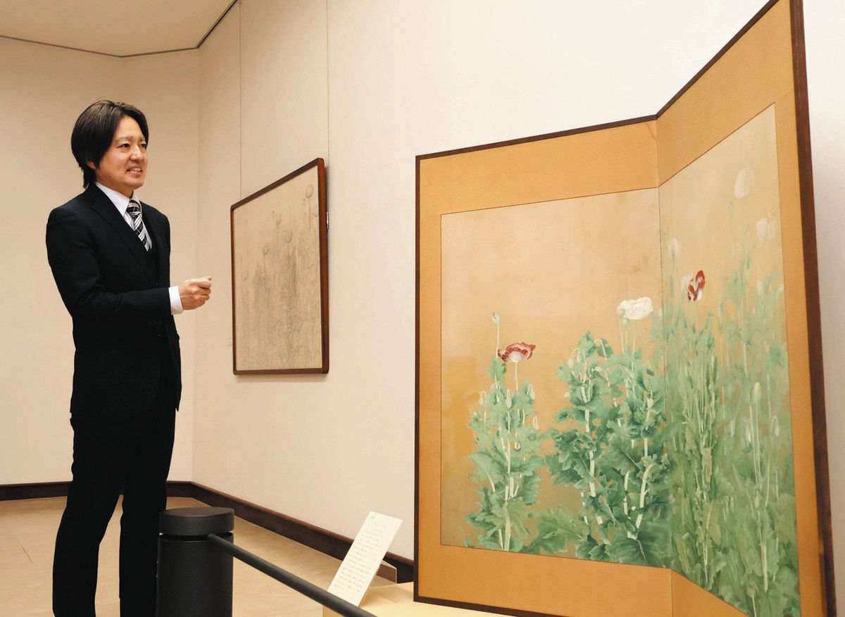 花をテーマに日本画など66点 大垣・守屋多々志美術館、移転前最後の
