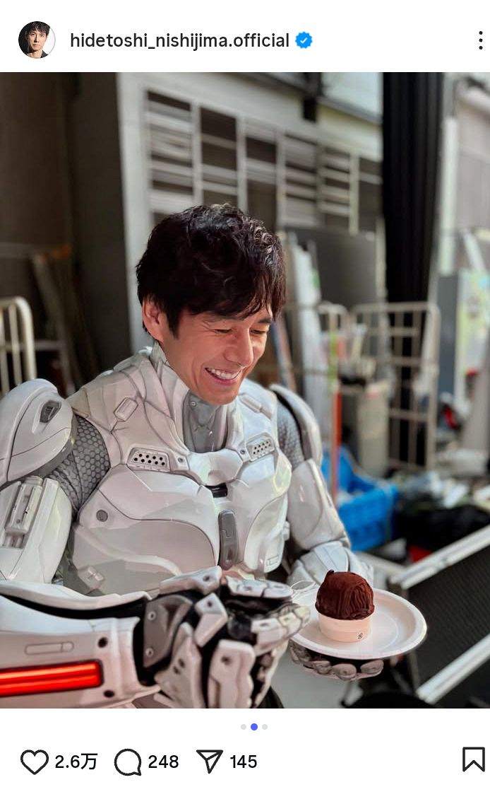 ◇西島秀俊、ヒーロー×スイーツ「ギャップありすぎて」【写真複数