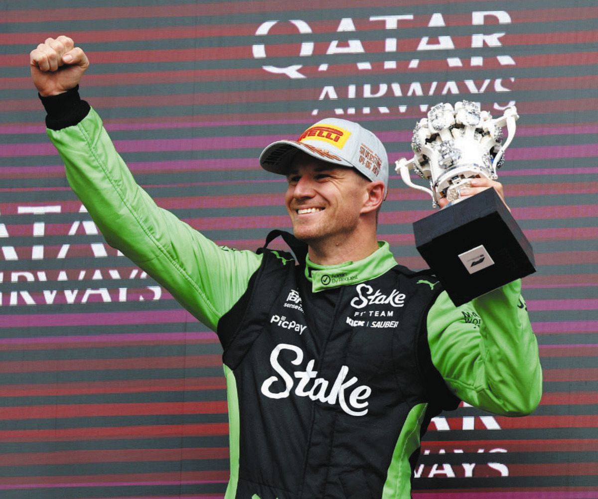 史上最も遅い239戦目の初表彰台…3位ヒュルケンベルグ放心「ずっと待っ