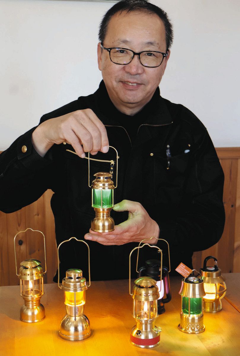 ライト・ランタン WWW_SAKENODAI 真ちゅう製ランタンに熱視線 春日井「榊原工機」が自社ブランド立ち