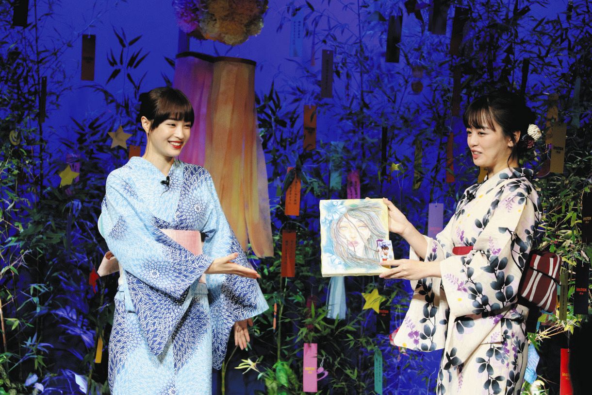 広瀬すず 七夕の願いは 六花ちゃんとお肉とお芋が食べたい 伊原六花からイラストを贈られ感激 中日スポーツ 東京中日スポーツ