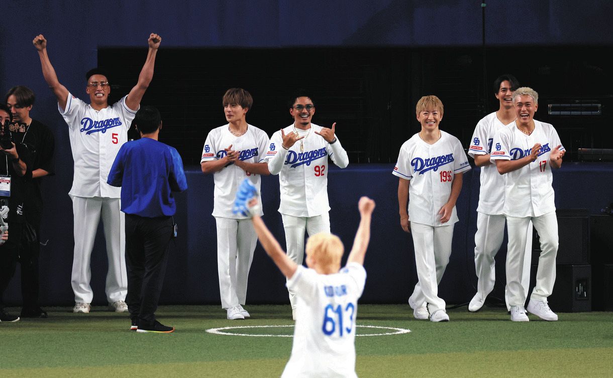 GENERATIONS from EXILE TRIBE」が試合前にミニライブ