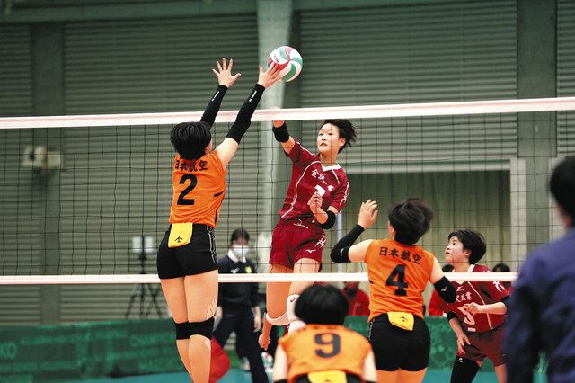 春高バレー】金商 初戦逆転負け 日本航空に1−2：北陸中日新聞Web