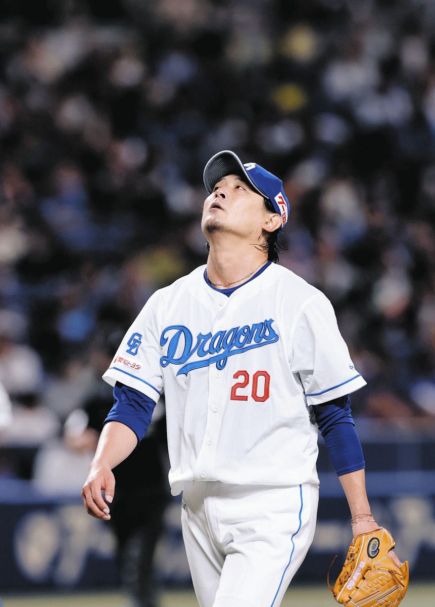 中日・涌井秀章、6イニング3失点で連勝ならず 立ち上がり上々も3回
