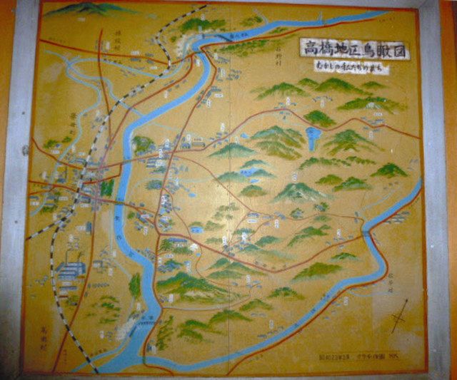 鳥の目”で見守り75年 豊田・野見小の鳥瞰図、製作者の孫が修復：中日