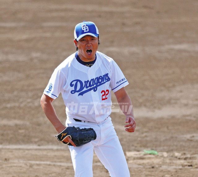 2023春季キャンプ 大野雄：中日スポーツ・東京中日スポーツ