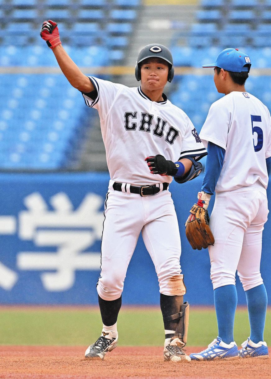 写真】中日のドラフト1位候補 中大・森下翔太：中日スポーツ