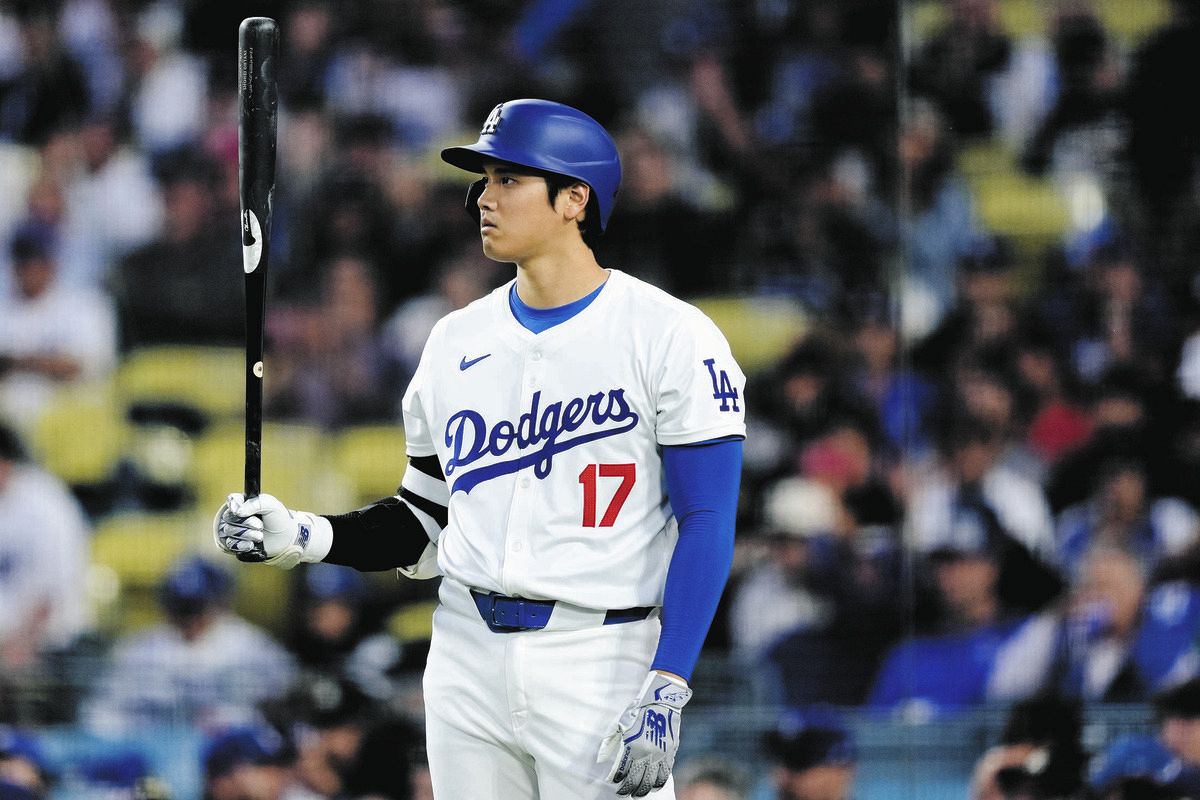 大谷翔平、開幕8戦、37打席ノーアーチ 自己ワースト更新 この日は3打数 