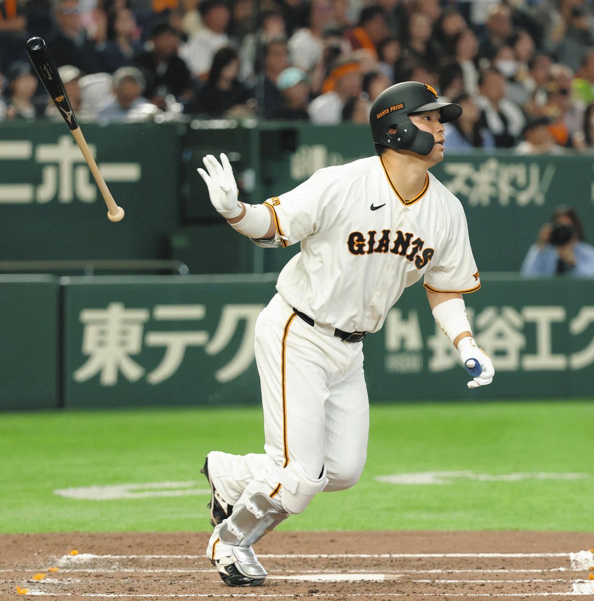 巨人・大城卓三、打率10割「初球打ち」3号3ランでチームの連敗3で止め