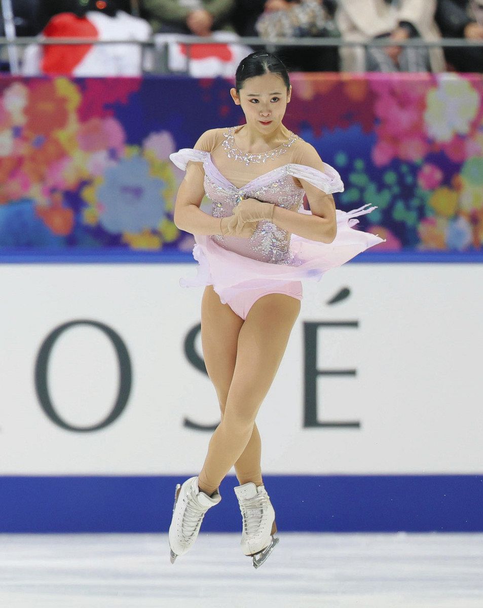 青木祐奈が5位、自己最高大幅更新 フィギュアNHK杯：中日新聞Web