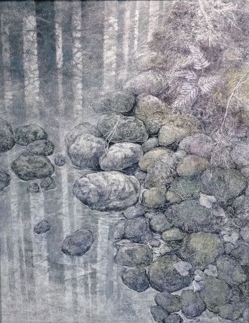 【新ジャンル誕生】Reflect-Print｜現代アート✖️山水画 射水市展 大賞決まる 日本画など5部門 きょう開幕：北陸中日新聞Web