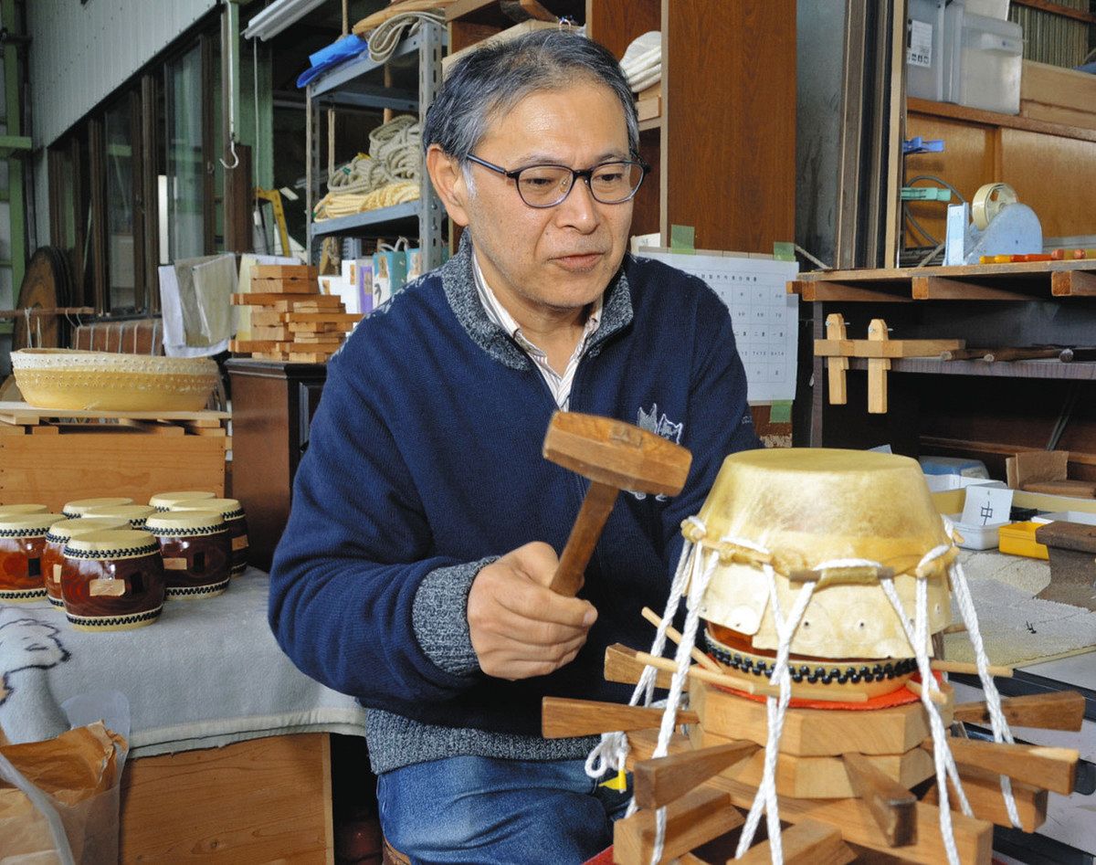 理想を求めた900年の響き 日本最古の太鼓屋、津島の27代目：中日
