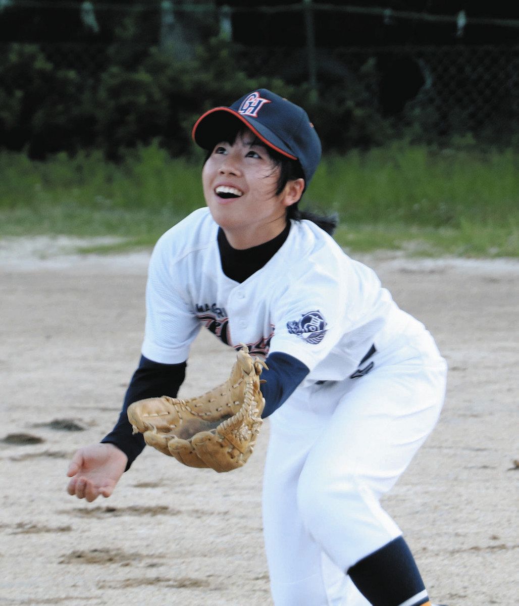 一足先にラストゲーム 蒲郡東高野球部、唯一の女子選手・水野さん：中