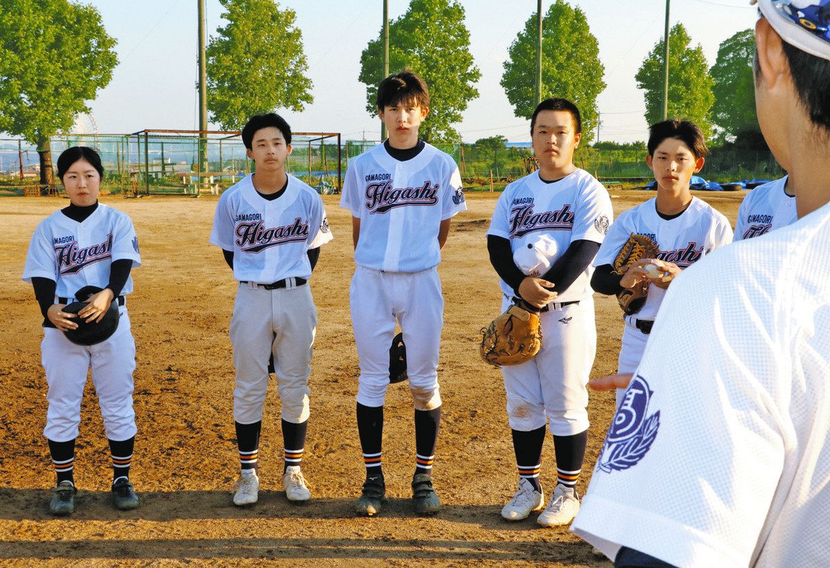 一足先にラストゲーム 蒲郡東高野球部、唯一の女子選手・水野さん：中