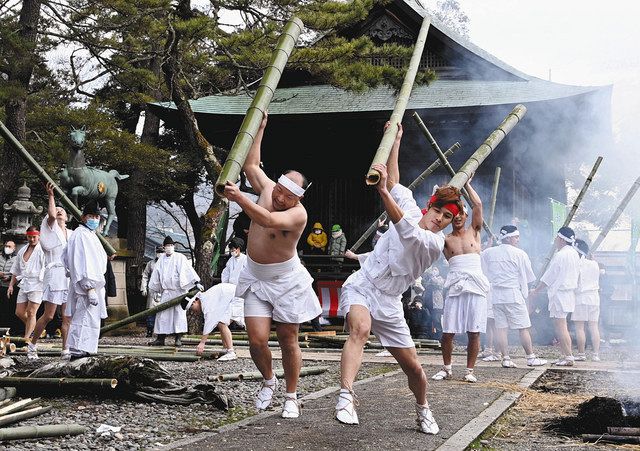 石川 コロナ禍 たたき割れ 大聖寺 竹割まつり 北陸中日新聞web