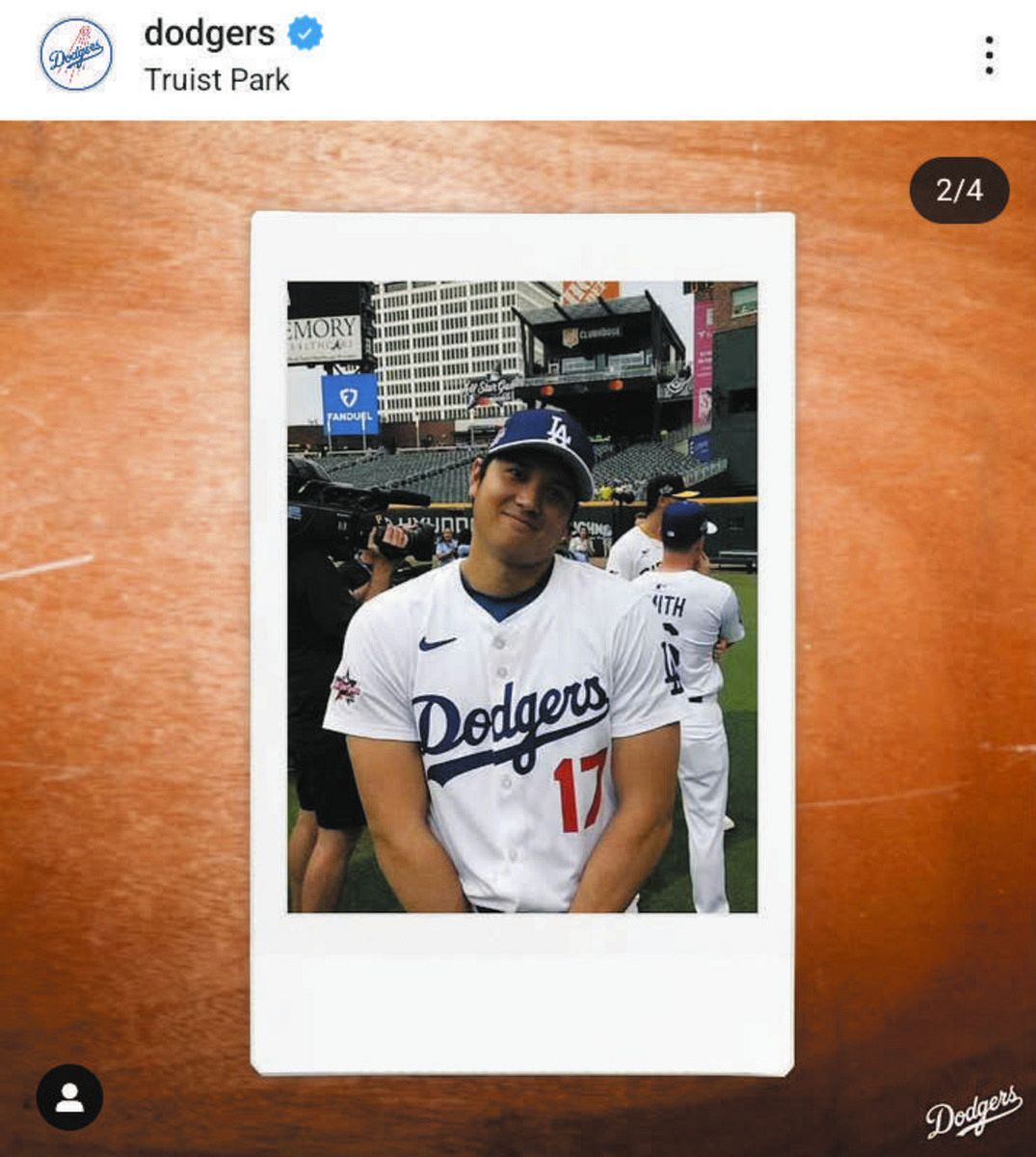 ◇”カメラマン”フリーマンが撮った「お茶目で可愛い」大谷翔平【写真