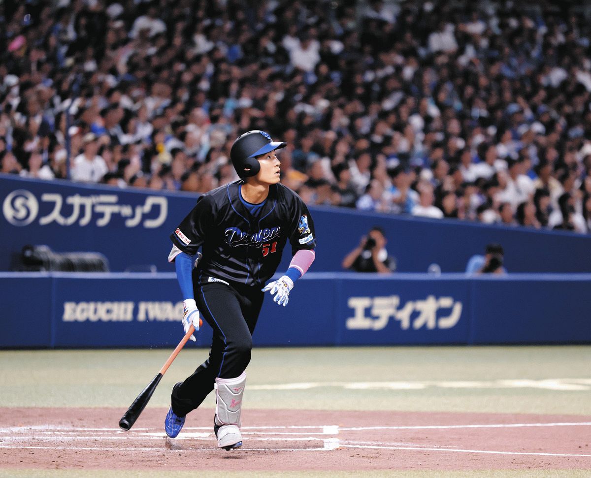 中日・上林誠知「ここに戻ってくるためにやってきた」今季初出場