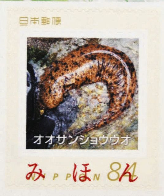 瀬戸の自然の象徴、切手に 岩屋堂とオオサンショウウオ：中日新聞Web