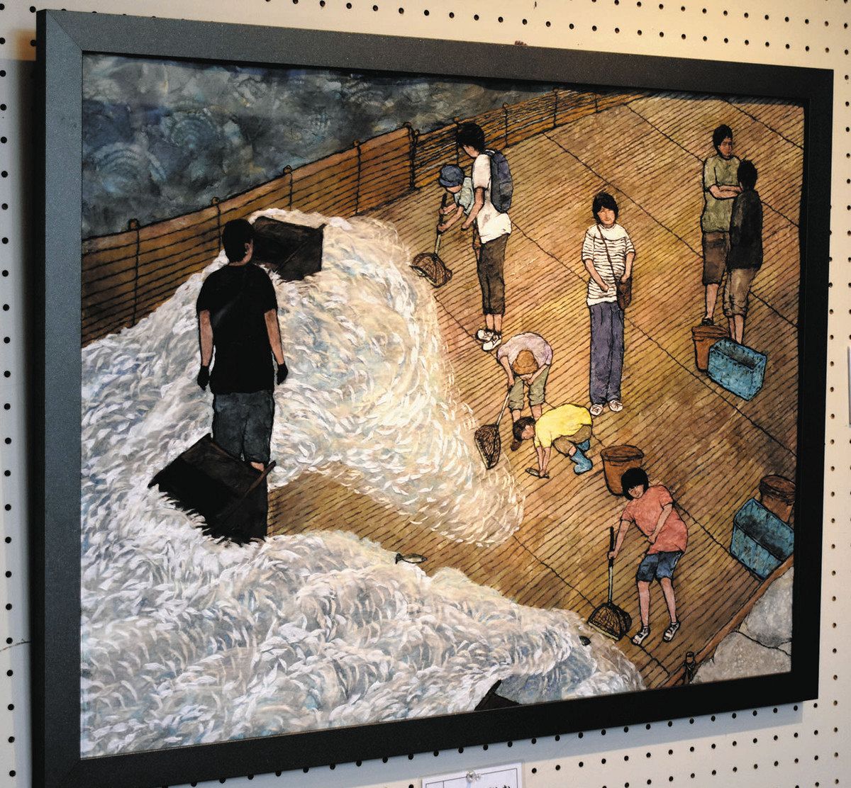 和紙ちぎり絵 逸品並ぶ 五箇山で全国公募展 きょう感謝市：北陸中日新聞Web