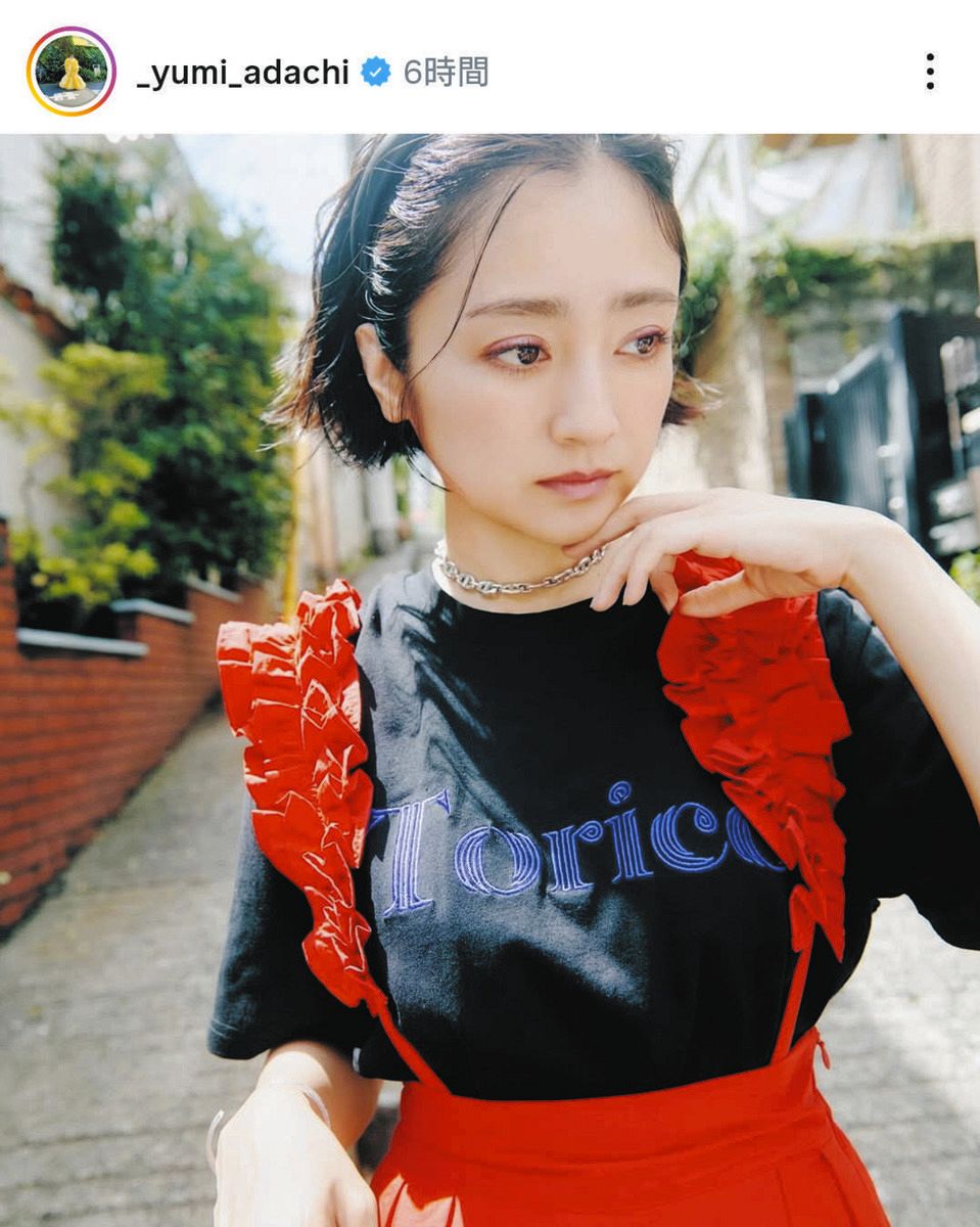 ◇安達祐実、『可愛さと妖艶さが同居』する1カット【写真】：中日