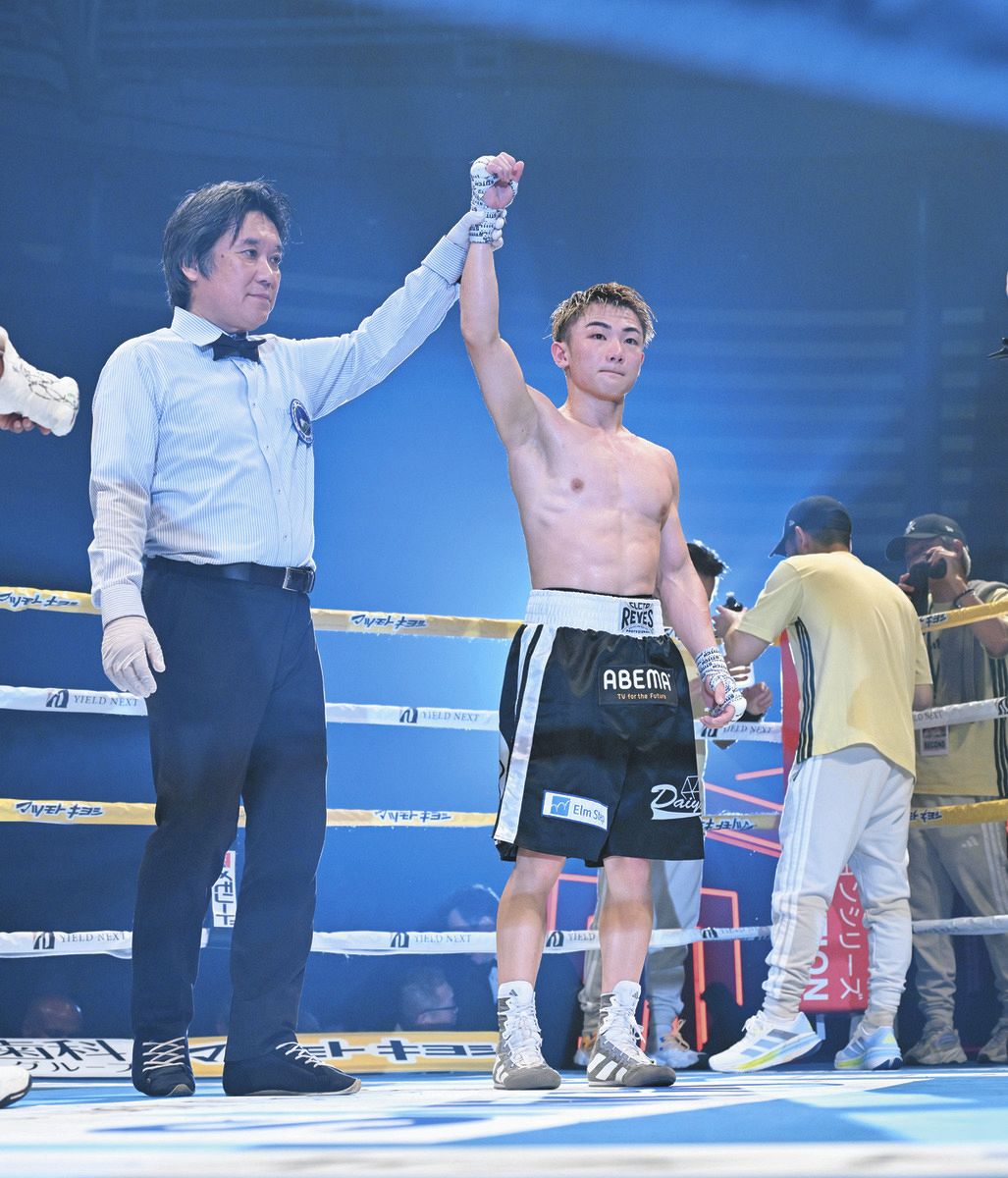 吉良大弥、世界ランカー対決で2度ダウン奪って大差判定勝ちに「（KO