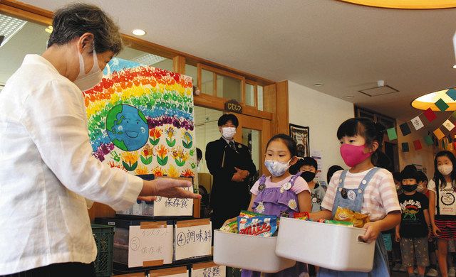 「食べ物 大切にするね」　梅光保育園 フードバンクに贈る：北陸中日新聞Web