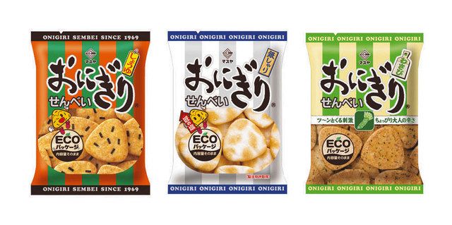 環境配慮で包装のみコンパクトに マスヤ「おにぎりせんべい」：中日新聞Web