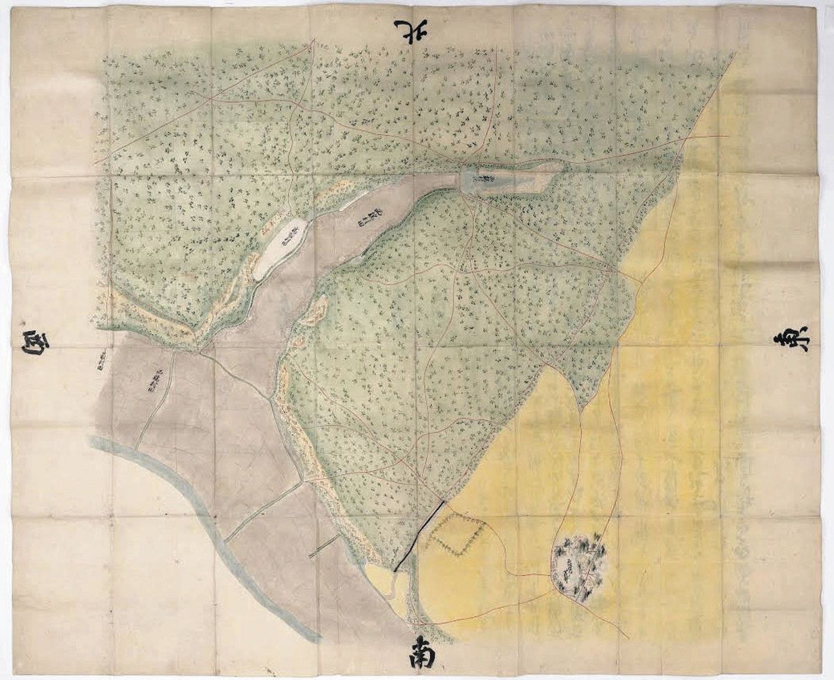 江戸地図 江戸時代 古文書 文化財 希少 デジタル古地図 - トンビが見た江戸の町 (江戸鳥瞰図、江戸時代、平安