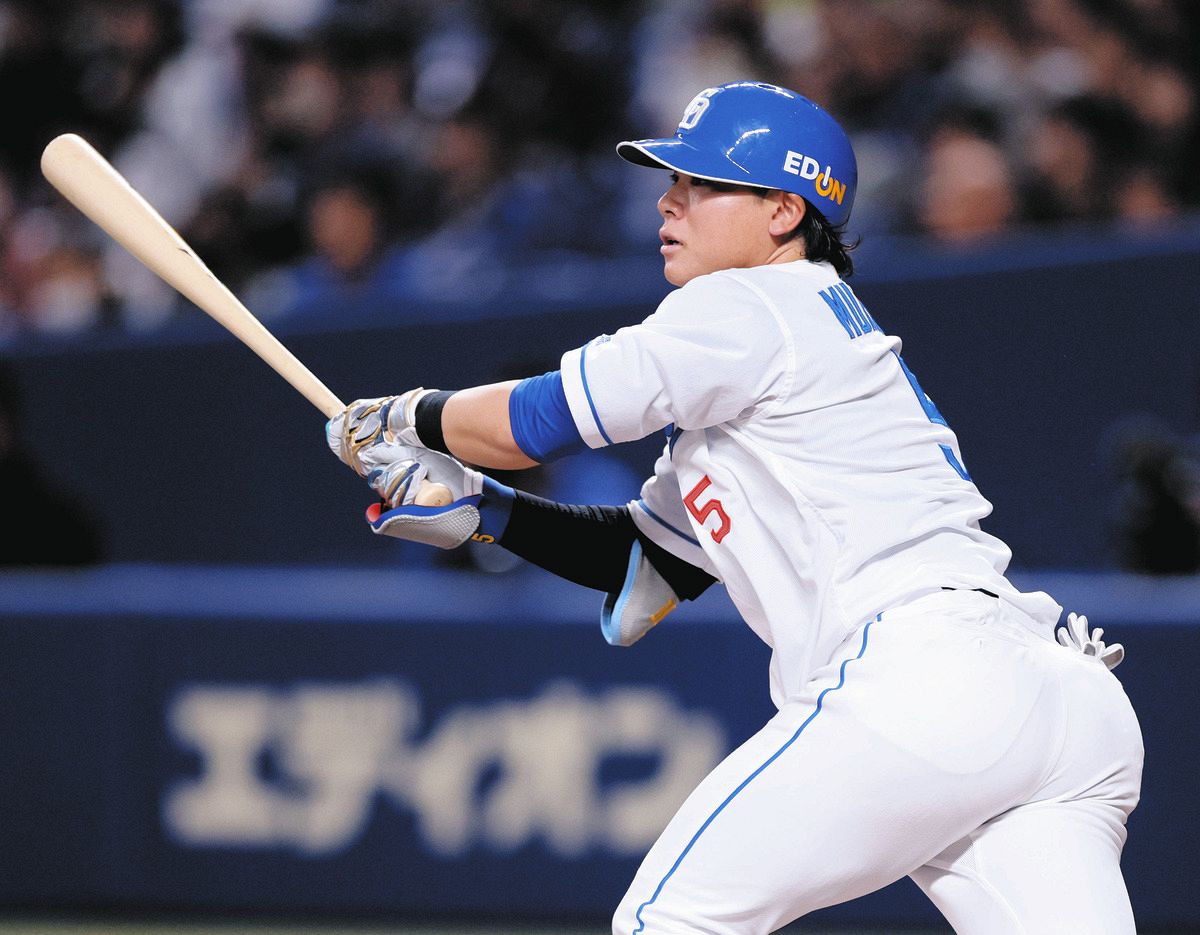 中日・村松開人、オープン戦4本目の二塁打も謙遜「たまたま