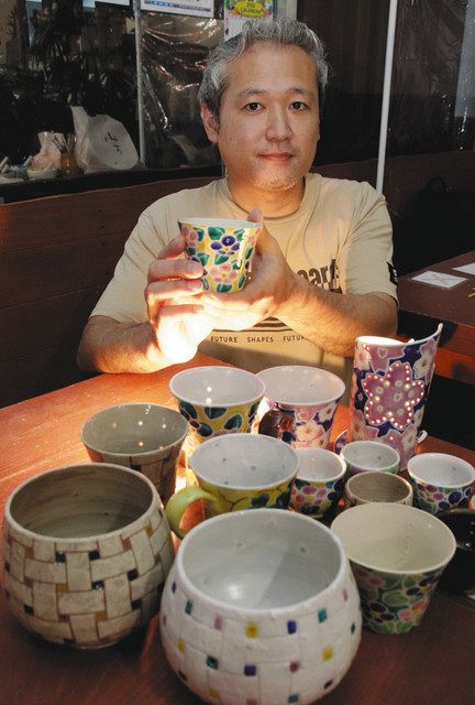 透光五彩 釉薬に工夫 陶芸家・山下さん九谷焼開発：北陸中日新聞Web