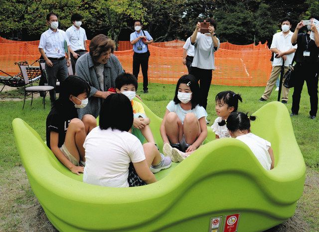 松阪農業公園ベルファームにｕｄ遊具登場 誰でも楽しめます 中日新聞web