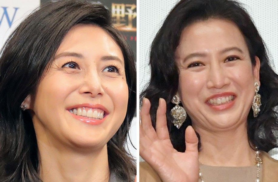 松嶋菜々子（左）と戸田菜穂
