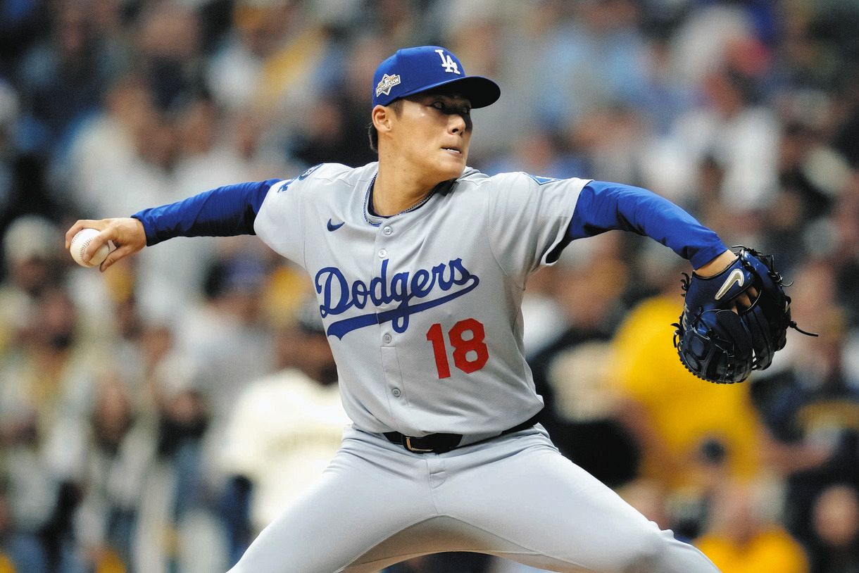 山本由伸、大ピンチ切り抜けた…冴えた宝刀カーブ！ 無死一、三塁