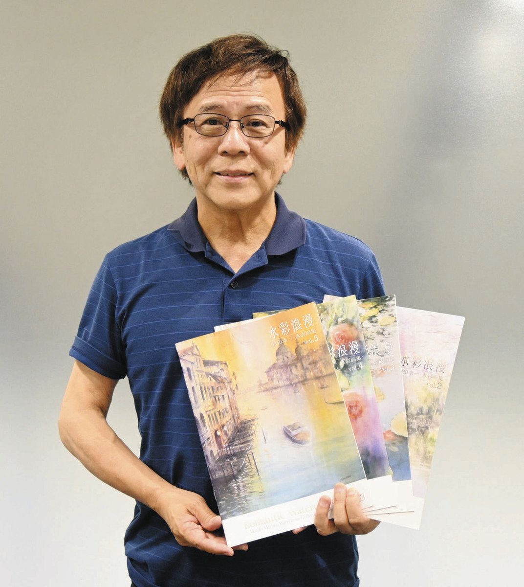 みえ人模様＞一瞬の「きゅん」表現したい 人気講師、津の水彩画家