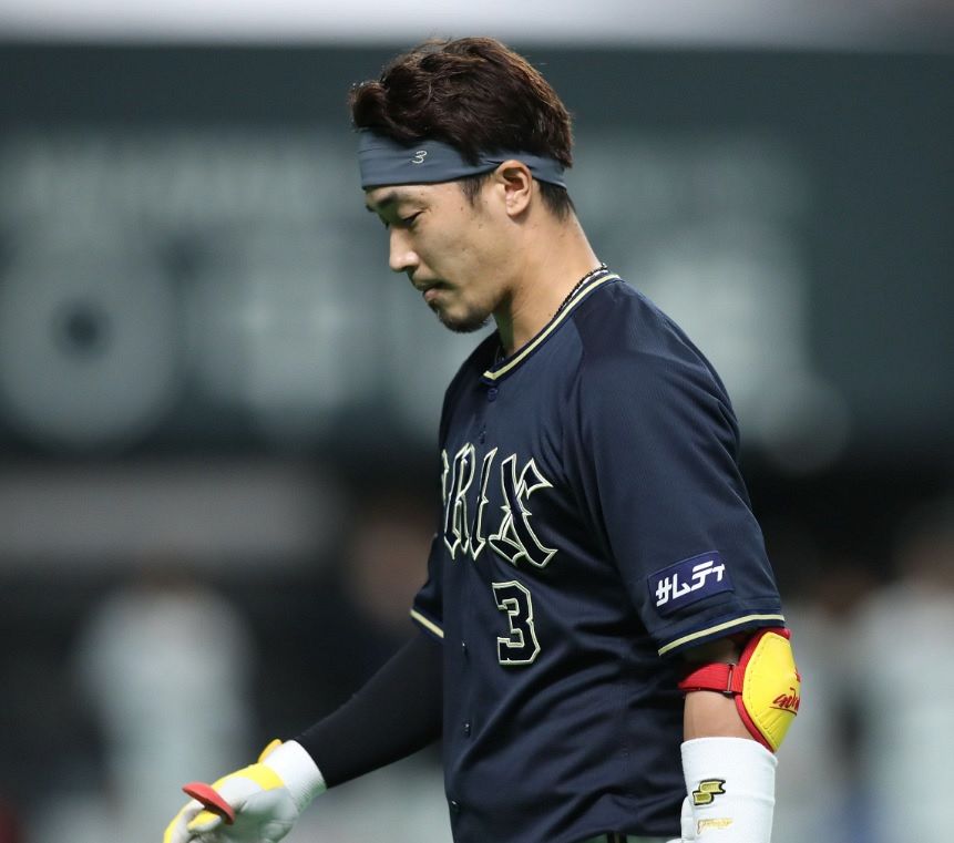 オリックスバファローズ 安達了一 選手引退記念 直筆サイン