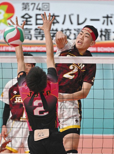 岡崎学園と星城が初戦突破 春高バレー、両校ともにストレート勝ち：中