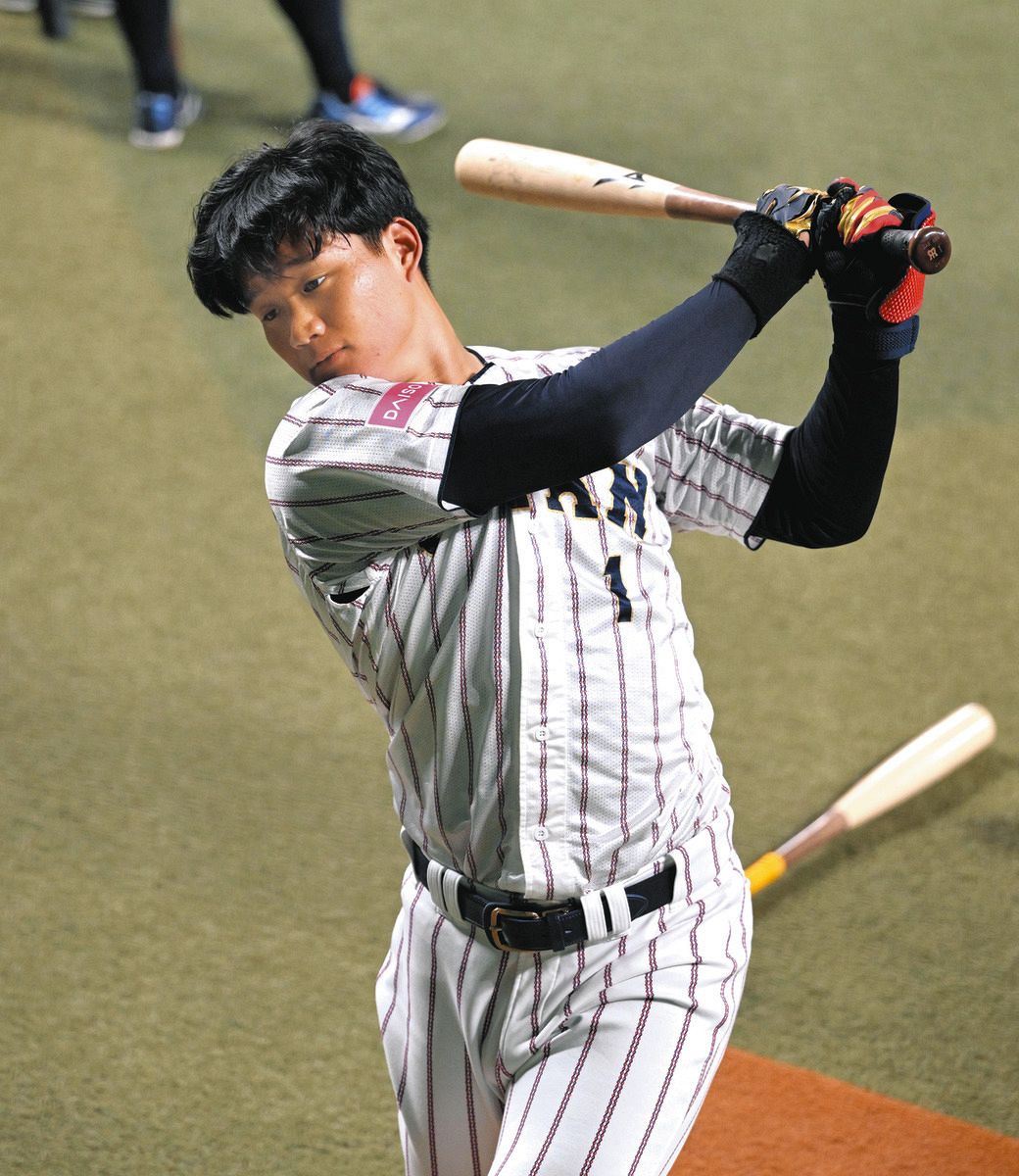 侍ジャパン】阪神・森下翔太、「自覚と責任」日本の4番背負う心持ちは