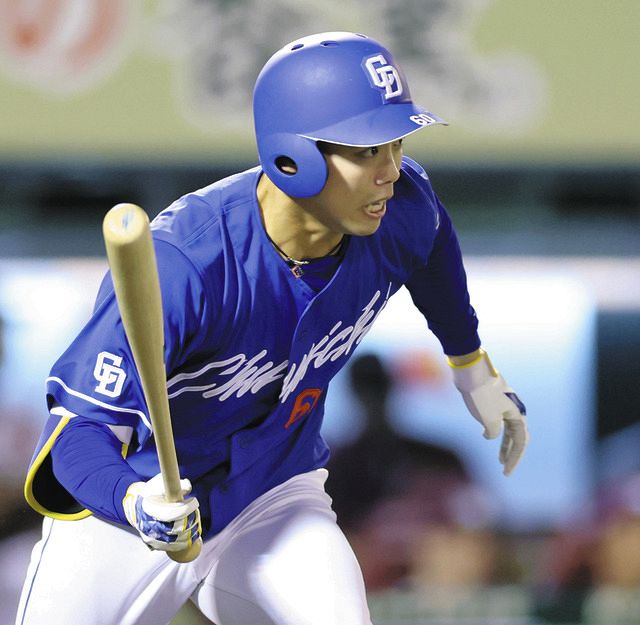 岡林勇希がリーグトップ8盗塁 打っても今季8度目の1試合3安打【中日 