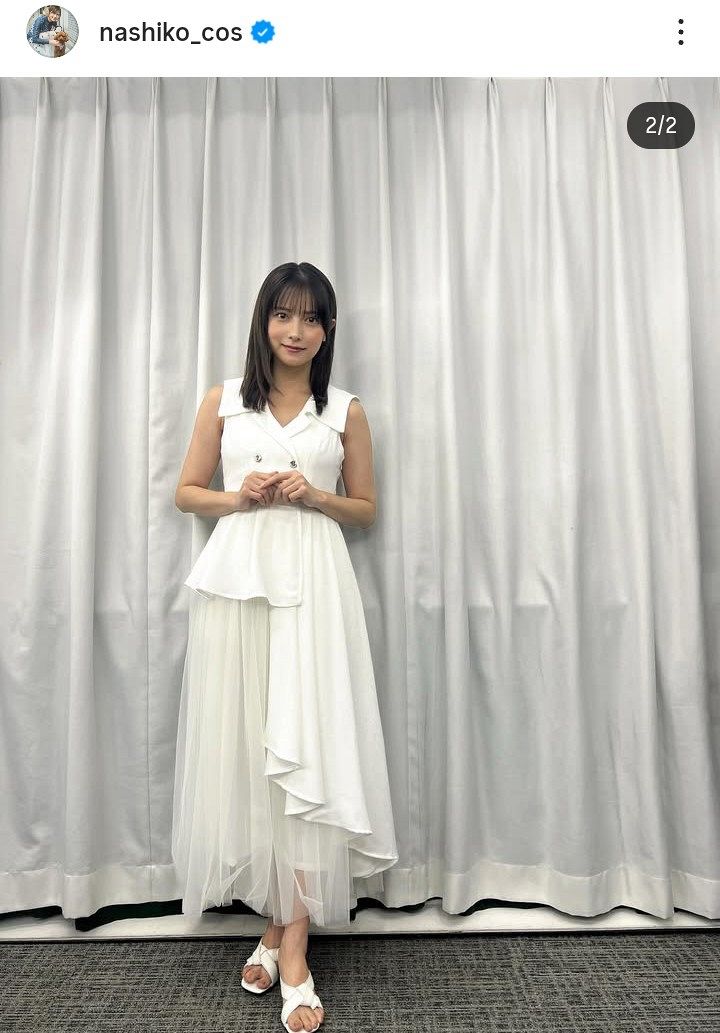 ◇桃月なしこ、超レア清楚『ストレート＆ロング』ショット【実際