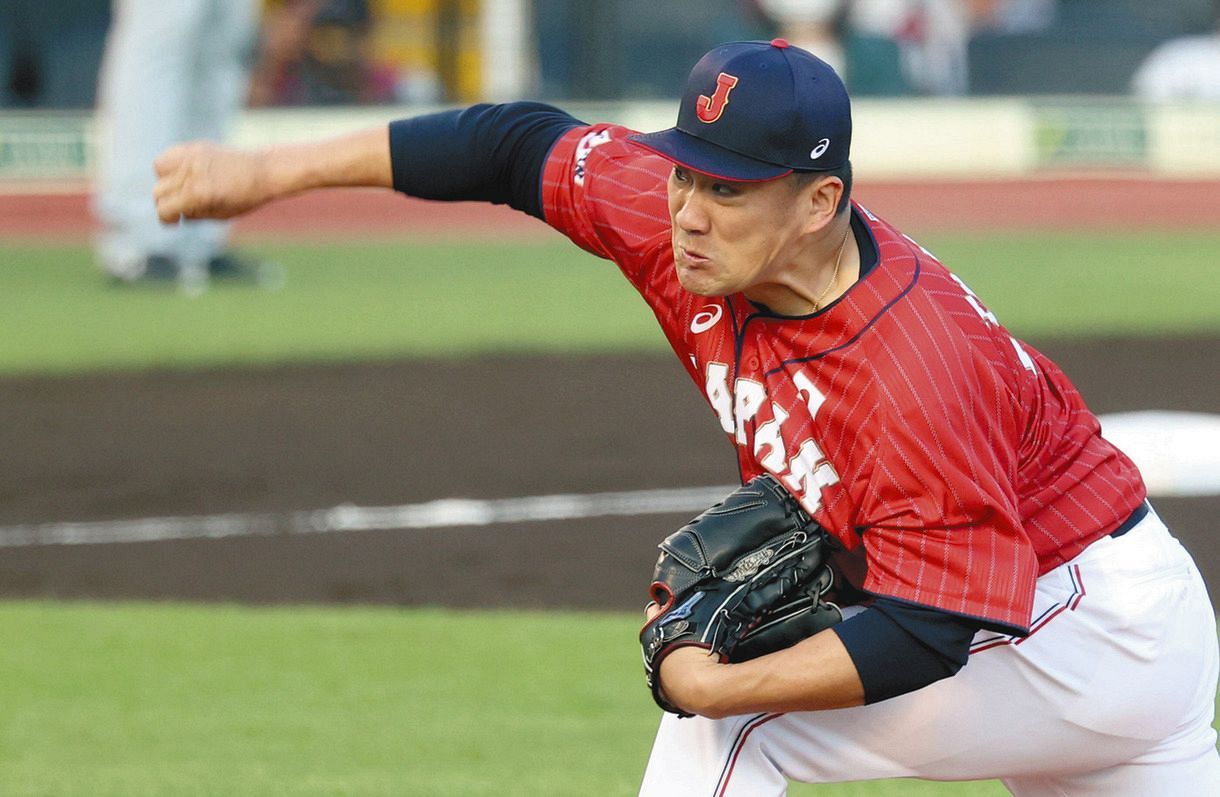 侍ジャパン】無失点も…時折マウンドで首をかしげた田中将大「とらえ