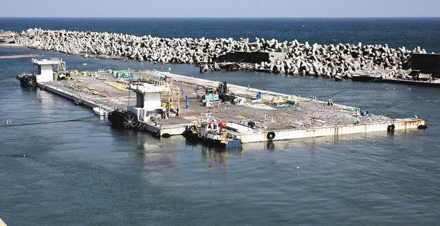 清水から移送 人工浮島 海底に沈め下部固定 中日新聞しずおかweb 清水から移送 人工浮島 海底に沈め下部固定 中日新聞しずおかweb