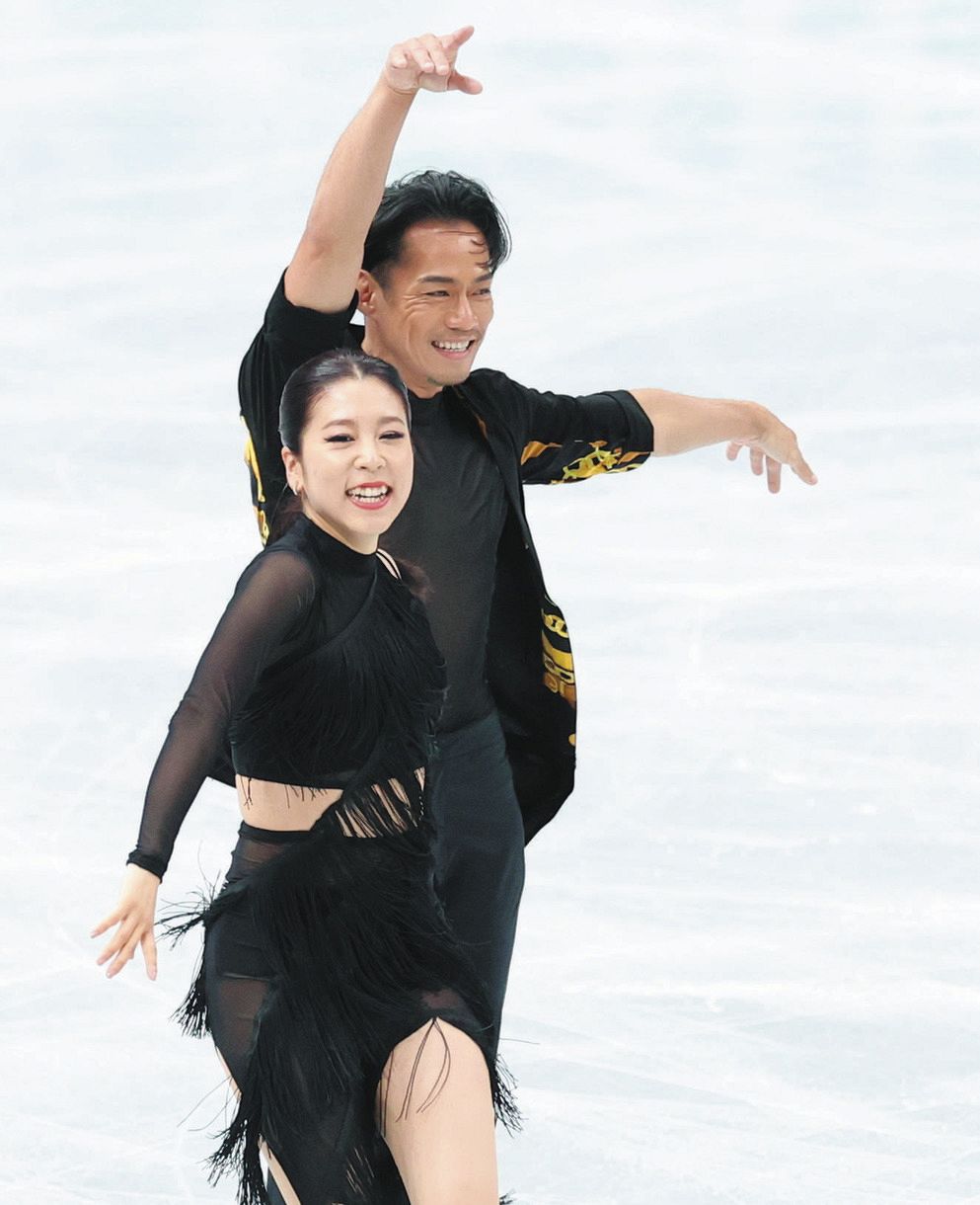 かなだい”村元哉中＆高橋大輔組が公式練習で調整 高橋「アイスダンサー