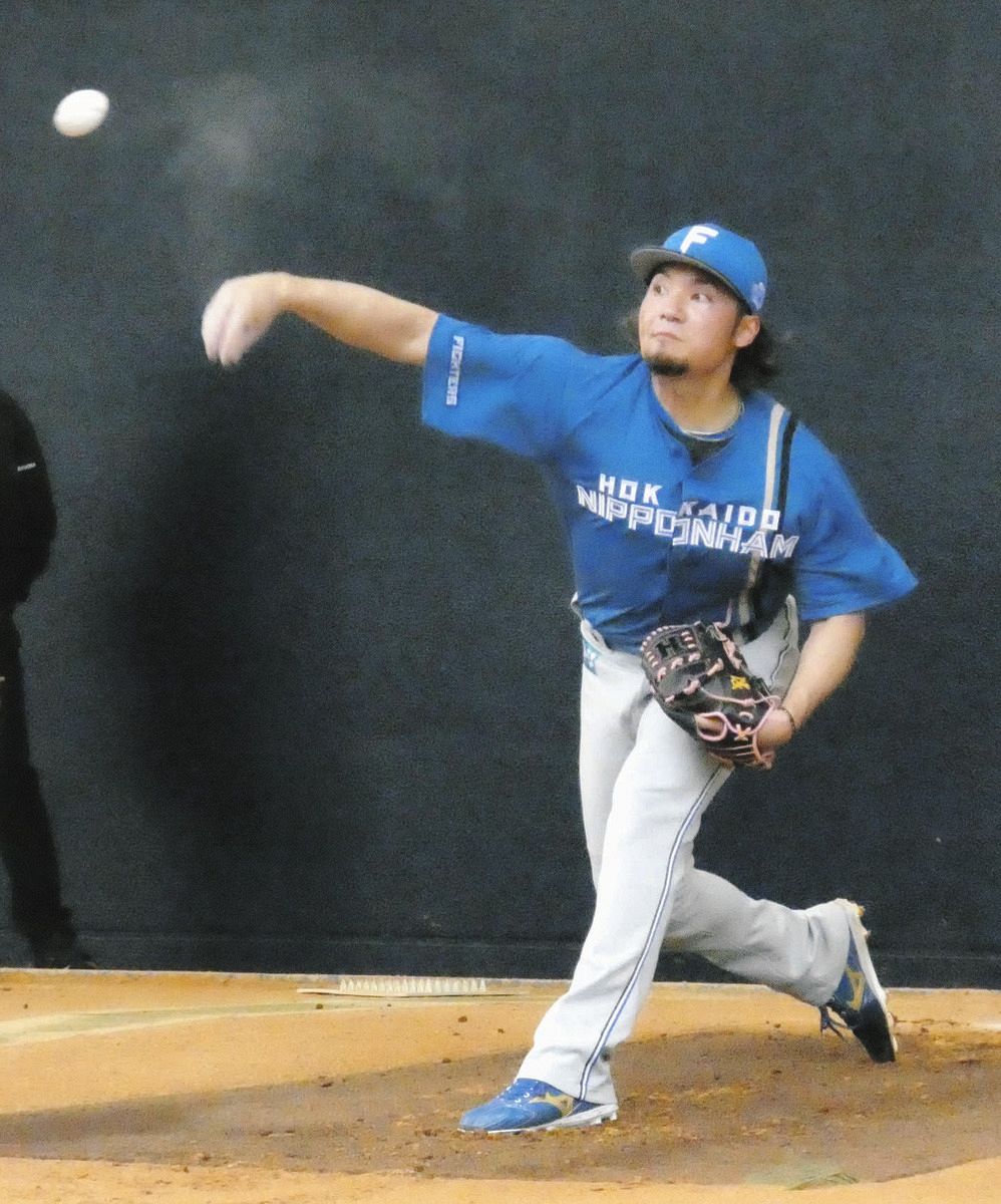 日本ハム・伊藤大海、WBC球で初ブルペン「バランスよく投げられた」侍