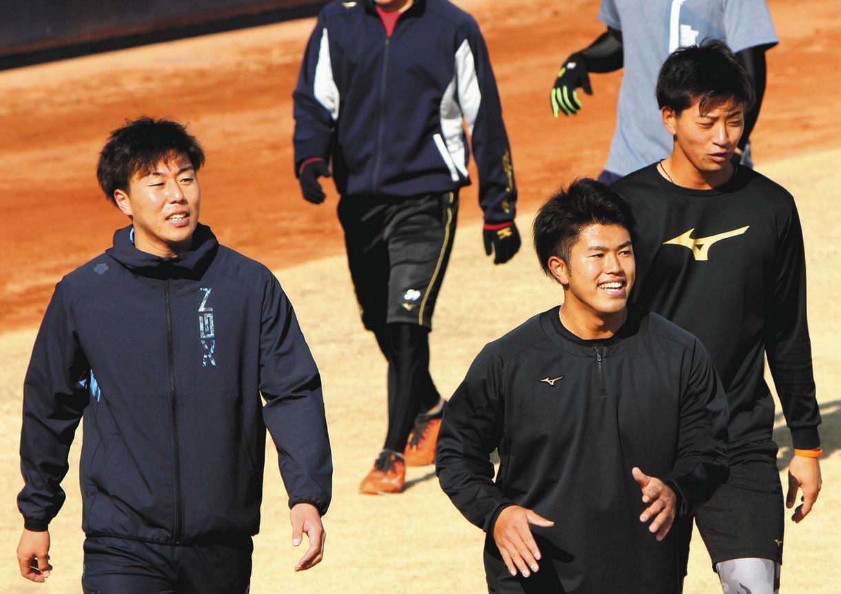 【日本ハム】育成2位の斉藤伸治がコロナ療養終了し新人合同自主トレに合流「やっと…楽しかった」