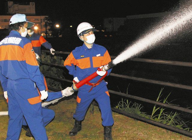 湖西市消防団が本年度初訓練 中日新聞しずおかweb