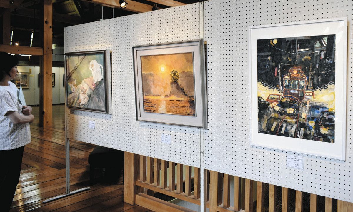 光る紙(かみ)業(わざ)ちぎり絵アート 南砺で全国公募展：北陸中日新聞Web