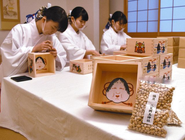 福枡の授与 準備着々と 節分祭に向け 伊勢 二見興玉神社で作業 中日新聞web