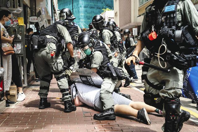香港国安法直後に逮捕 適用９人 デモ逮捕者３００人超 中日新聞web